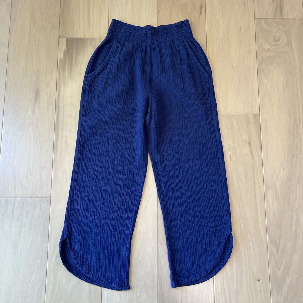 Marine Layer Cali Double Cloth Pant Blue Size Medium